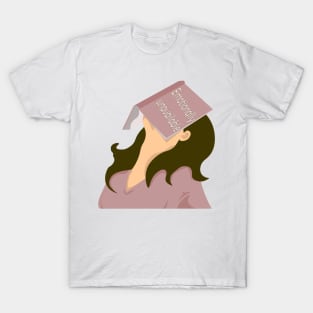 Emotionally unavailable bored brunette girl T-Shirt